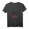 HapMonkey Hellfire Club Logo T-Shirt mit V-Ausschnitt – Offiziell lizenzierte Stranger Things Fanartikel für Männer, Frauen, Boys & Girls