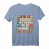 I Closed My Book To Be Here Lustiges Buchliebhaber T-Shirt – Perfektes Geschenk für Leser, Buchwurm, Bibliophile & Literaturfans