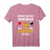 Lustiges Tischtennis Spruch T-Shirt für Damen & Herren - Perfektes Geschenk für Tischtennisspieler, Weihnachten & Geburtstag