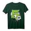 Kinder Fußball T-Shirt zum 5. Geburtstag - Geschenkidee für Jungen und Mädchen, Fußballfan, Geburtstags- und Weihnachtsgeschenk