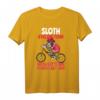 Faultier Cycling Team Club T-Shirt - Lustiges Fahrradshirt für Radrennen, Radtouren und urbanen Radfahrer, ideales Geschenk für Tierliebhaber