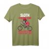 Faultier Cycling Team Club T-Shirt - Lustiges Fahrradshirt für Radrennen, Radtouren und urbanen Radfahrer, ideales Geschenk für Tierliebhaber