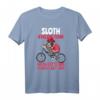 Faultier Cycling Team Club T-Shirt - Lustiges Fahrradshirt für Radrennen, Radtouren und urbanen Radfahrer, ideales Geschenk für Tierliebhaber
