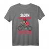 Faultier Cycling Team Club T-Shirt - Lustiges Fahrradshirt für Radrennen, Radtouren und urbanen Radfahrer, ideales Geschenk für Tierliebhaber
