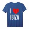 I Love Ibiza Urlaub Club T-Shirt – Perfektes Souvenir & Geschenk für Ibiza-Liebhaber, Vorfreude auf den nächsten Urlaub