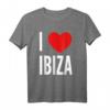 I Love Ibiza Urlaub Club T-Shirt – Perfektes Souvenir & Geschenk für Ibiza-Liebhaber, Vorfreude auf den nächsten Urlaub