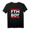 TRANS BOY FTM Design T-Shirt – Stolzes LGBTQ+ Motiv für CSD, LGBT-Partys & als Geschenk für Transgender & Freunde