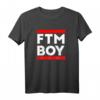 TRANS BOY FTM Design T-Shirt – Stolzes LGBTQ+ Motiv für CSD, LGBT-Partys & als Geschenk für Transgender & Freunde