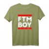 TRANS BOY FTM Design T-Shirt – Stolzes LGBTQ+ Motiv für CSD, LGBT-Partys & als Geschenk für Transgender & Freunde