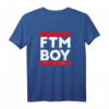 TRANS BOY FTM Design T-Shirt – Stolzes LGBTQ+ Motiv für CSD, LGBT-Partys & als Geschenk für Transgender & Freunde