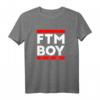 TRANS BOY FTM Design T-Shirt – Stolzes LGBTQ+ Motiv für CSD, LGBT-Partys & als Geschenk für Transgender & Freunde