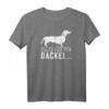 Alles für den Dackel... Dackel Besitzer Club Geschenkidee T-Shirt - Lustiges Vintage Design für Hunde- und Dackelliebhaber