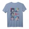 Breakfast Club Character Panel Portrait Logo T-Shirt - Offiziell lizenziertes Merchandise für Filmfans und Nostalgie-Liebhaber