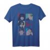 Breakfast Club Character Panel Portrait Logo T-Shirt - Offiziell lizenziertes Merchandise für Filmfans und Nostalgie-Liebhaber