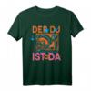 DJ Disco Club Party T-Shirt mit Plattenspieler - Perfektes Retro Outfit für DJs und Partyfans