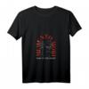 Damen HapMonkey Memento Mori Techno DJ Club T-Shirt mit V-Ausschnitt – Vintage Rave und Festival Style