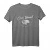 Oak Island Schatzsuche T-Shirt mit Karte, Schädel & Knochen – Perfektes Geschenk für Schatzjäger, Abenteurer & Geschichtsfanatiker