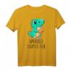 APEROLO SAUFUS REX Dino Dinosaurier Tyranno Vino T-Shirt – Lustiges Sommeroutfit für Aperol- & Cocktail-Liebhaber, perfekt für Strand, Bar & Urlaub