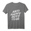 Anti Happy Sad Boys Club Vaporwave Ästhetisches T-Shirt – Streetwear für Skater, Träumer & Lifestyle-Enthusiasten