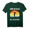 Lieber Rough als Büro - Humorvolles Golf T-Shirt für Golfer im Ruhestand und Golfliebhaber