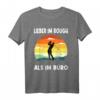 Lieber Rough als Büro - Humorvolles Golf T-Shirt für Golfer im Ruhestand und Golfliebhaber
