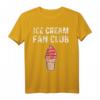 Ice Cream Softeis Fan Club T-Shirt - Für Eisliebhaber und Dessertfans, Humorvolles T-Shirt für Kinder und Erwachsene