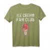 Ice Cream Softeis Fan Club T-Shirt - Für Eisliebhaber und Dessertfans, Humorvolles T-Shirt für Kinder und Erwachsene