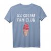 Ice Cream Softeis Fan Club T-Shirt - Für Eisliebhaber und Dessertfans, Humorvolles T-Shirt für Kinder und Erwachsene