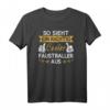 Faustball T-Shirt mit coolem Spruch und Faustballer Silhouette – Geschenkidee für Faustballspieler & -spielerinnen im Sportverein