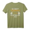 Faustball T-Shirt mit coolem Spruch und Faustballer Silhouette – Geschenkidee für Faustballspieler & -spielerinnen im Sportverein