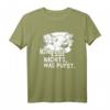 Ich esse nichts was pupst - Veganer Vegetarier T-Shirt mit Schwein - Lustiges Statement-Shirt für Tierliebhaber & Tierschützer