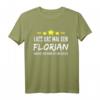 Humorvolles Namensgeschenk T-Shirt für Männer mit Spruch 'Lass Das Mal Den Florian Machen' – Perfekt für Geburtstag, Weihnachten, Namenstag und Vatertag