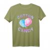 Zuckerwatte-Stifte Cones Floss Sweet Tooth Candy Fun T-Shirt – Buntes, flauschiges Design für Süßigkeitenliebhaber & Geburtstagsfans