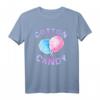 Zuckerwatte-Stifte Cones Floss Sweet Tooth Candy Fun T-Shirt – Buntes, flauschiges Design für Süßigkeitenliebhaber & Geburtstagsfans