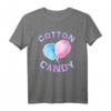 Zuckerwatte-Stifte Cones Floss Sweet Tooth Candy Fun T-Shirt – Buntes, flauschiges Design für Süßigkeitenliebhaber & Geburtstagsfans