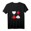 Spielkarten Poker Herz Spaten Diamant Club T-Shirt – Stylisches Design für Poker- und Kartenspiel-Fans