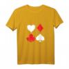Spielkarten Poker Herz Spaten Diamant Club T-Shirt – Stylisches Design für Poker- und Kartenspiel-Fans