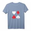 Spielkarten Poker Herz Spaten Diamant Club T-Shirt – Stylisches Design für Poker- und Kartenspiel-Fans