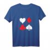 Spielkarten Poker Herz Spaten Diamant Club T-Shirt – Stylisches Design für Poker- und Kartenspiel-Fans