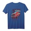 Cuba Libre Distressed T-Shirt - Support Cuban Freedom, Havana Classic Cars & Vintage Style