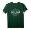 Retro Jazz Club Vintage T-Shirt – Klassisch geschnitten, doppelt genähter Saum für Jazz- und Vintage-Fans