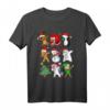 Lustiges Dabbing Santa Elf Rentier Eisbär Weihnachts-T-Shirt für Kinder – Perfektes festliches Outfit für Mädchen & Jungen zu Weihnachten