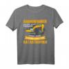 Baggerfahrer machen keine Fehler, wenn dann Katastrophen T-Shirt – Lustiges Geschenk für Baggerfahrer, Maschinenführer und Baumaschinenfans