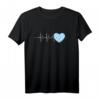 Patriotisches Bayerisches Herzschlag T-Shirt - Perfektes Geschenk für Bayern Fans & Familie zu Weihnachten, Geburtstag, Vatertag & Muttertag