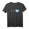Patriotisches Bayerisches Herzschlag T-Shirt - Perfektes Geschenk für Bayern Fans & Familie zu Weihnachten, Geburtstag, Vatertag & Muttertag