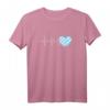 Patriotisches Bayerisches Herzschlag T-Shirt - Perfektes Geschenk für Bayern Fans & Familie zu Weihnachten, Geburtstag, Vatertag & Muttertag