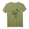 DIE MIT DEM HUND GEHT - Lustiges Hunde Pfoten Spruch T-Shirt für Hundeliebhaber, Gassi gehen & Geschenkideen für Hundebesitzer