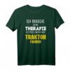 Ich brauche keine Therapie ich muss Traktor fahren T-Shirt – Lustiges Landwirt Geschenk für Geburtstag, Vatertag, Muttertag & Weihnachten