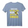 Imker Papa Vater Imkerei T-Shirt mit Biene, Honigbiene & Hummel - Perfektes Geschenk für Bienenliebhaber, Familie & Naturfreunde