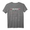 Formel 1 Rennfahrer T-Shirt 2022 – Alle 22 Rennstrecken mit Flaggen & Namen, perfektes Geschenk für Motorsport-Fans
